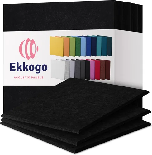 Vista 13 de Paneles acústicos de alta densidad para amortiguar sonidos, forma hexagonal, paquete de 12 unidades de 14" x 12.1" x 0.4", color turquesa océano