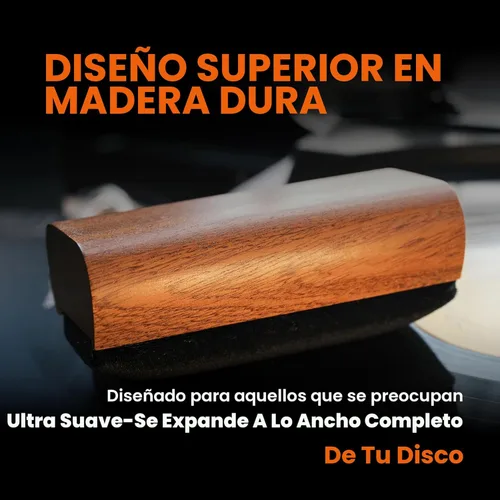 Vista 5 de Vinyl Buddy Kit de limpieza definitivo de discos de vinilo de 5 piezas Incluye: limpiador de discos - Cepillo de terciopelo, microfibra y lápiz