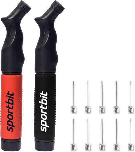 Vista 19 de SPORTBIT - Bomba para inflar pelotas deportivas - Sistema de inflado de empujar y estirar - Bomba de mano para todas las pelotas de ejercicio