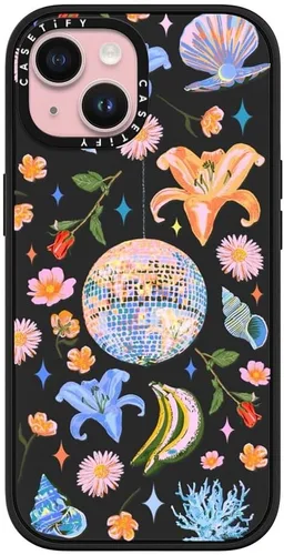 Vista 17 de CASETiFY Impact - Funda para iPhone 15 [4 veces probada contra caídas de grado militar, protección contra caídas de 8.2 pies] - Estampado