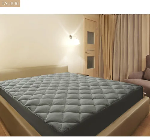 Vista 6 de Tauripi - Funda para colchón con bolsillo profundo (8-21 pulgadas) - funda de algodón acolchado - cojín de enfriamiento -Funda de colchón ajustable