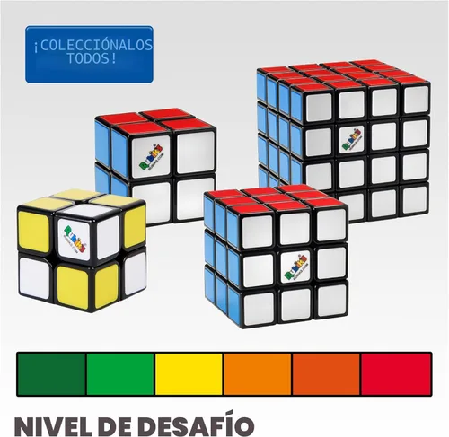 Vista 6 de Rubik's Cubo, paquete de trío de azulejos de 2 x 2, mini cubo 3x3, maestro de 4 x 4, rompecabezas para resolver problemas, rompecabezas clásico a