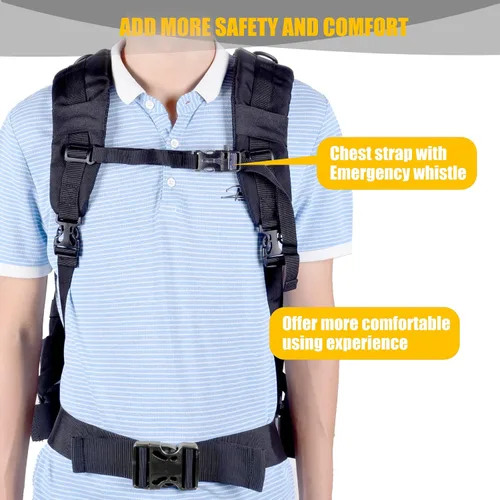 Vista 5 de Mochila para Casco de Motocicleta de Gran Capacidad, Mochila para Motocicleta Senderismo Ciclismo