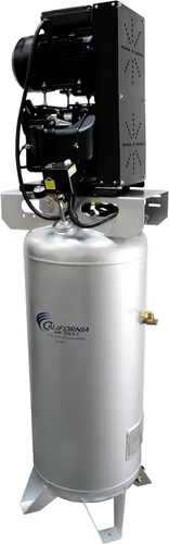 California Air Tools 60050SCR Ultra silencioso sin aceite Scroll 5.0 Hp, 60.0 Gal. Compresor de aire de tanque de acero
