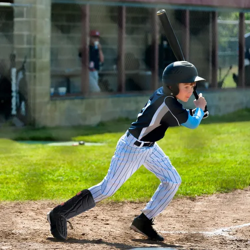 Vista 7 de Protector de pierna de bateador, espinilleras de béisbol, protector de piernas de sóftbol para jóvenes y adultos