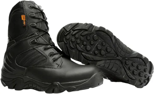 Vista 9 de Kervaky Botas tácticas para hombre, botas militares, botas duraderas, botas de senderismo, botas ligeras, botas para exteriores