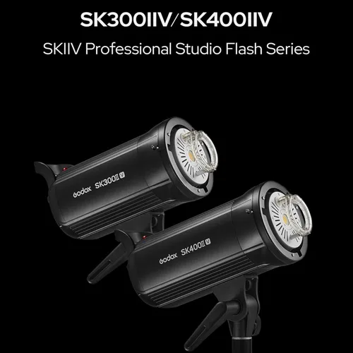 Vista 3 de Godox SK400II-V SK400IIV Flash estroboscópico de estudio de 400 W - Lámpara de modelado LED de montaje Bowens para estudio, fotografía de comercio