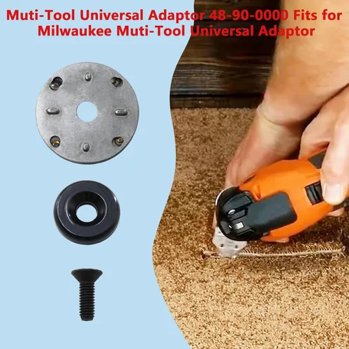 Vista 4 de Muti-Tool - Adaptador universal 48-90-0000 para Milwauke Muti-Tool Universal Adaptor, Reemplazo para DEWALT Muti-Tool Universal Adaptor