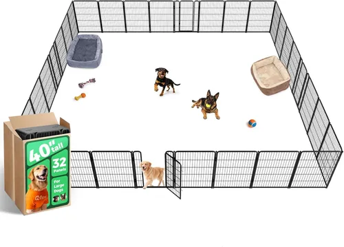 Vista 16 de FXW Homeplus Unleashed Corralito para Perros de Interior - Juego Sin Estrés y Seguro, Resistente de 24 Pulgadas 2 Paneles Corralito para Cachorros