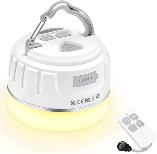 Vista 12 de Yonktoo Linterna LED recargable de 1000 lúmenes, tiempo de funcionamiento de 300 horas, 6400 mAh, IPX5 impermeable para camping, senderismo, cortes