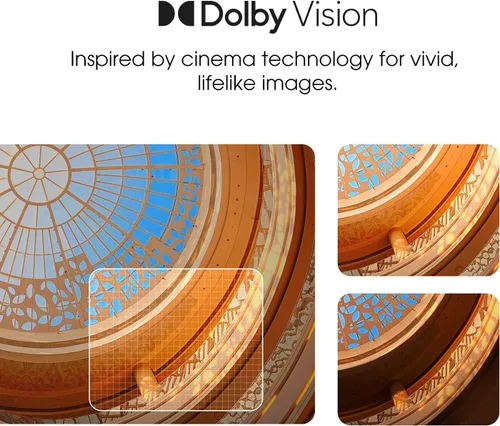 Vista 6 de Hisense - Televisión Smart 55A6H serie A6, de 55 pulgadas, con resolución 4K UHD, con Google TV, compatibilidad con Alexa, Dolby Vision HDR, DTS