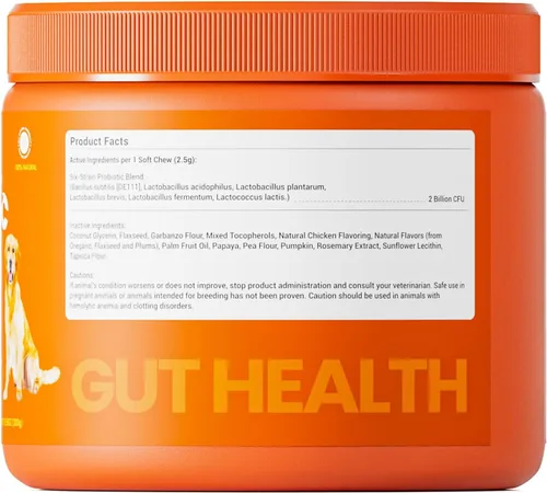 Vista 5 de Probióticos para perros - Enzimas digestivas para la flora intestinal, la salud digestiva, la diarrea y el apoyo intestinal - DE111 clínicamente