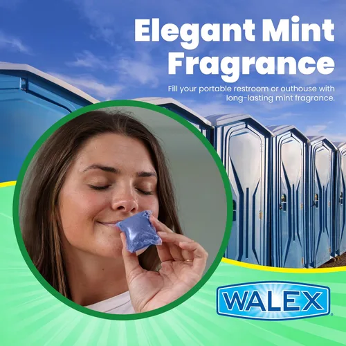 Vista 2 de Walex Bio-Pak Black Holding Tank Desodorizador y digestor de residuos Drop-Ins - Fórmula avanzada de enzimas para la descomposición rápida