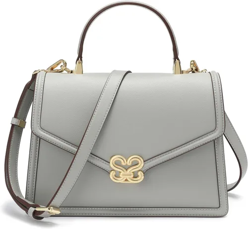 Vista 10 de Bolsa con asa superior, bolso de mano con asa superior para mujer, bolso de cuero de moda y bolso cuadrado elegante