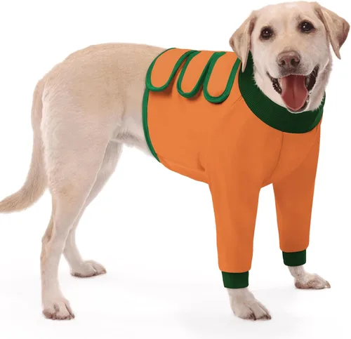 Vista 12 de KOESON Manga de recuperación para perros para piernas delanteras, traje suave de recuperación de mascotas después de la cirugía, protector de codo