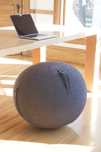 Vista 3 de Vivora Luno – silla de pelota sentada para oficina, dormitorio y hogar, ligera, de pie, ergonómica, motivador de postura, pelota de ejercicio
