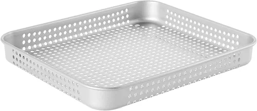 Vista 2 de Cuisinart Cesta antiadherente para freidora de aire, compatible con TOA-60 y TOA-65, ANS-TOA2528, plata