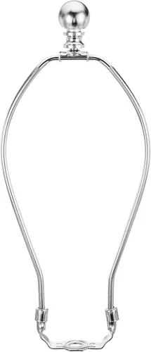 Vista 11 de PATIKIL Kit de arpa de lámpara de 6 pulgadas con remate, 1 juego de soporte de sombra desmontable, accesorios de iluminación de bricolaje