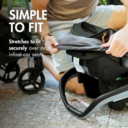 Vista 4 de Boon Morph - Funda para asiento de automóvil y toldo para asiento de automóvil, resistente al agua, lavable a máquina, 1 tamaño que se adapta a