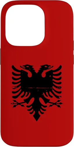 Vista 17 de Albania Vintage Albanian Flag Case for iPhone 17