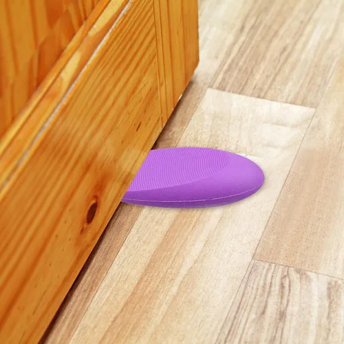 Vista 7 de Black Decor - Juego de 2 piezas de cuñas antideslizantes para puerta, tope de puerta de goma anticolisión, topes de puerta inclinados para ventana