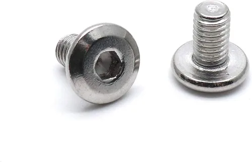 Vista 3 de Biaungdo Tornillos de cabeza plana de acero inoxidable M6x10mm Tornillos avellanados Conector de sujeción avellanado, paquete de 30