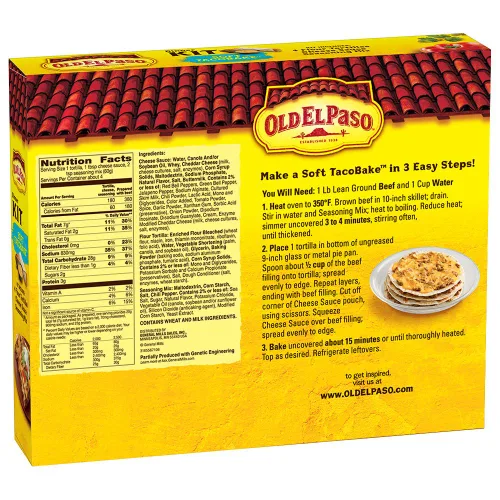 Vista 2 de Old El Paso Kit de cena Soft TacoBake, 8.4 oz.