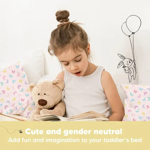 Vista 149 de KeaBabies - Almohada con funda para niños pequeños, almohada My Little Dreamy de 13 x 18 pulgadas (ABC Land)