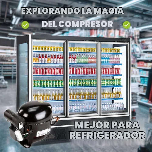 Vista 6 de Compresor 115V del congelador de NT2160UV Embraco - refrigerante R290