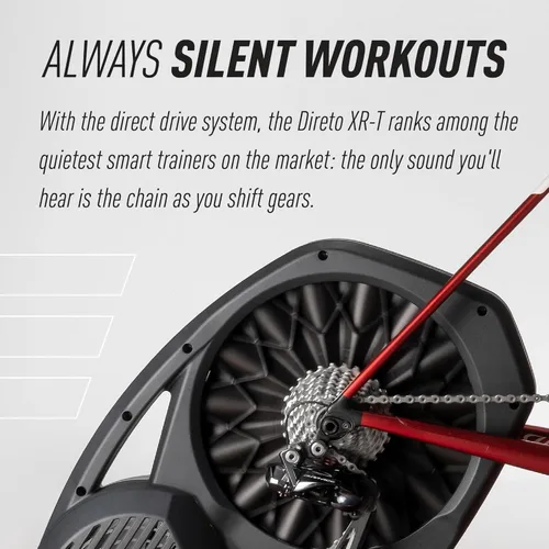 Vista 4 de Elite Direto XR Interactive Smart Trainer – Available in Standard or Zwift Cog and Click Bundle – Direct Drive Turbo Trainer for Indoor Cycling