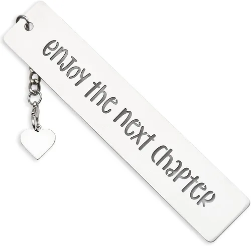 Enjoy The Next Champer - Marcapáginas inspirador para mujeres, compañeros de trabajo, escritores, amantes de los libros, regalos de jubilación para