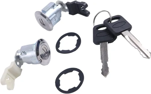 Vista 5 de Juego de cilindros y llaves de cerradura de puerta compatible con Ford Econoline Van F150 F250 F350 E150 E250 E350 E450 B2300 B2500 B3000 B4000