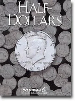 Carpeta Harris Moneda - Medio Dólares - Carpeta llana #8HRS2698 por H.E. Harris