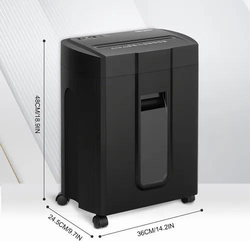 Vista 6 de Wingwise Ultra Low Noise 48dB Paper Shredder for Home Office Negro