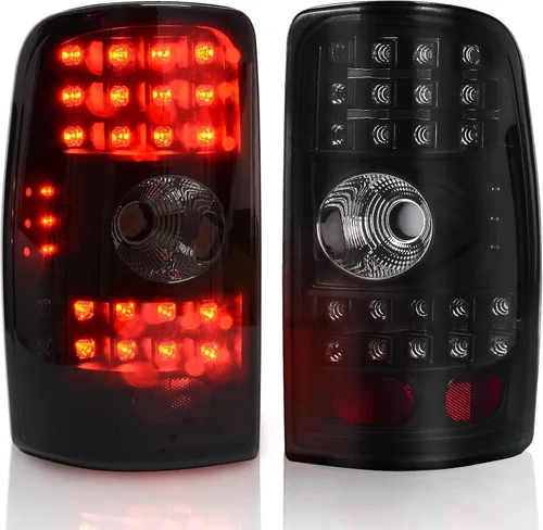 DWVO Conjunto de Luces Traseras LED Compatible con Chevy Suburban 2001 2002 2003 2004 2005 2006, Chevrolet Tahoe GMC Yukon (XL) 02 03 04 05 06 Luces