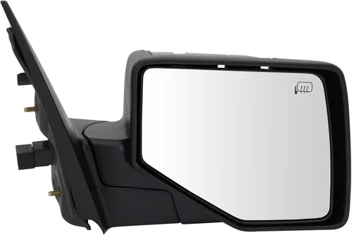 Vista 156 de TRQ Cubierta cromada del espejo manual del lado del pasajero, acabado liso para Volvo VNL 2004-2014