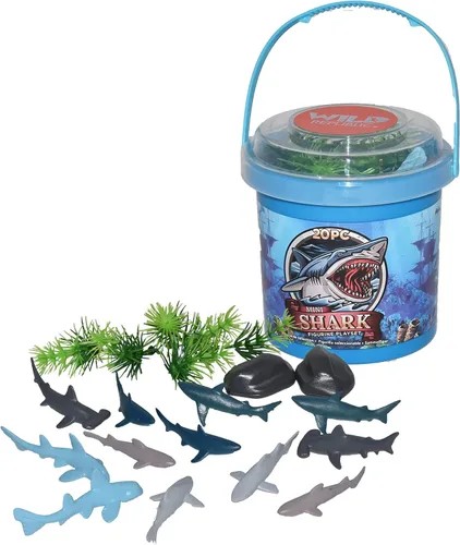 Vista 9 de Wild Republic Cubo de dinosaurio, juego de figuras de dinosaurio, T Rex, triceratops, velociraptor, estegosaurio y más, 18 piezas