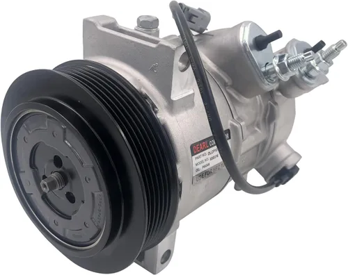 Compresor de aire acondicionado A/C con embrague L4 1.8L 2.0L 2.4L compatible con Jeep 09-17 Compass Patriot / 09-12 Caliber 09 10 11 12 13 14 15 16