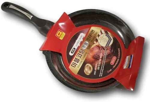 Vista 2 de Sartén antiadherente de aluminio fundido recubierto de mármol de cerámica, 7.9 in (8 pulgadas)