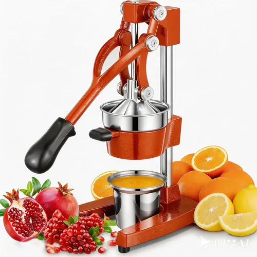 Vista 18 de Prensa Manual de Mano de Hierro Fundido Comercial de Servicio Pesado Naranja Cítricos Limón Lima Toronja Granada Exprimidor de Jugo de Fruta