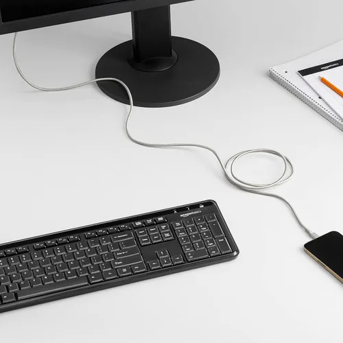 Vista 8 de Amazon Basics - Cable Lightning de nailon trenzado doble a USB, colección avanzada, cargador para iPhone certificado MFi
