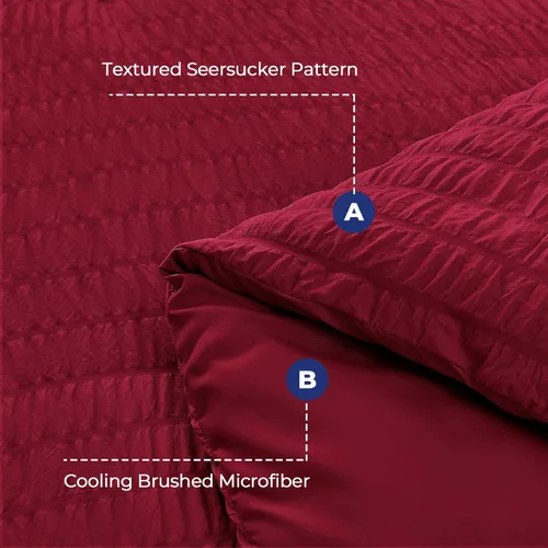 Vista 56 de HYMOKEGE - Funda de edredón gris oscuro tamaño King, juego de funda de edredón de sirsaca ultra suave de 3 piezas con cierre de cremallera, juego