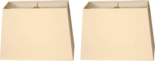 Vista 27 de Royal Designs, Inc. HB-613-12AGL Pantalla para lámpara de tapa dura rectangular, (5 x 10) x (8 x 12) x 9.5, Oro Antiguo