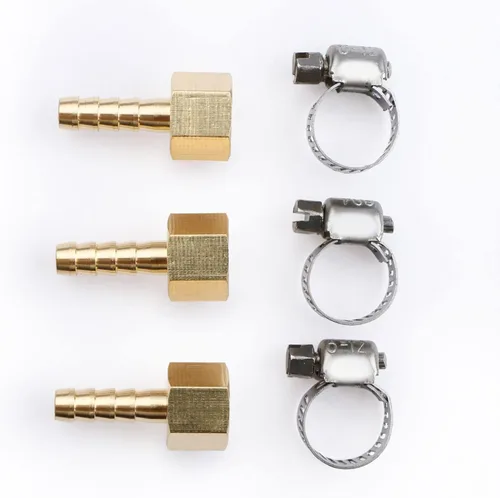 Vista 8 de U.S. Solid Accesorio de Manguera de Latón, Adaptador, Accesorios de Tubería Macho de Púa de 1/2" x 1/2" NPT