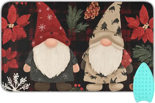 Vista 29 de Alfombrilla de planchar y almohadilla magnética resistente al calor, manta de planchado portátil de viaje, fundas para tabla de planchar de 27.6 x