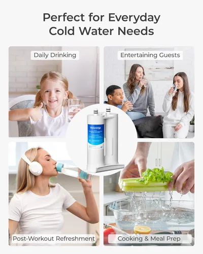 Vista 9 de Waterdrop Repuesto para filtro de agua Frigidaire® y Electrolux® WF2CB®, PureSource2®, NGFC 2000, FC100, Kenmore® 9916, EWF2CBPA®, 1004-42-FA