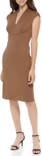 Vista 2 de Tommy Hilfiger Vestido de buceo sin mangas con cuello en V para mujer