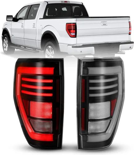 WolfX Luces traseras LED completas F150 para Ford F150 2009 2010 2011 2012 2013 2014 Ford F150 montaje de luces traseras de freno de camioneta luces