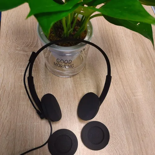 Vista 7 de Bingle Almohadillas de repuesto de espuma para Plantronics Supra Plus Encore y la mayoría de auriculares de teléfono de oficina de tamaño estándar