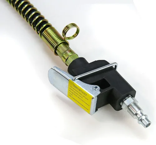 Vista 6 de XtremepowerUS gato hidráulico de servicio de 22 toneladas con eje de aire en forma de botella, con juego de ruedas y silla de extensión